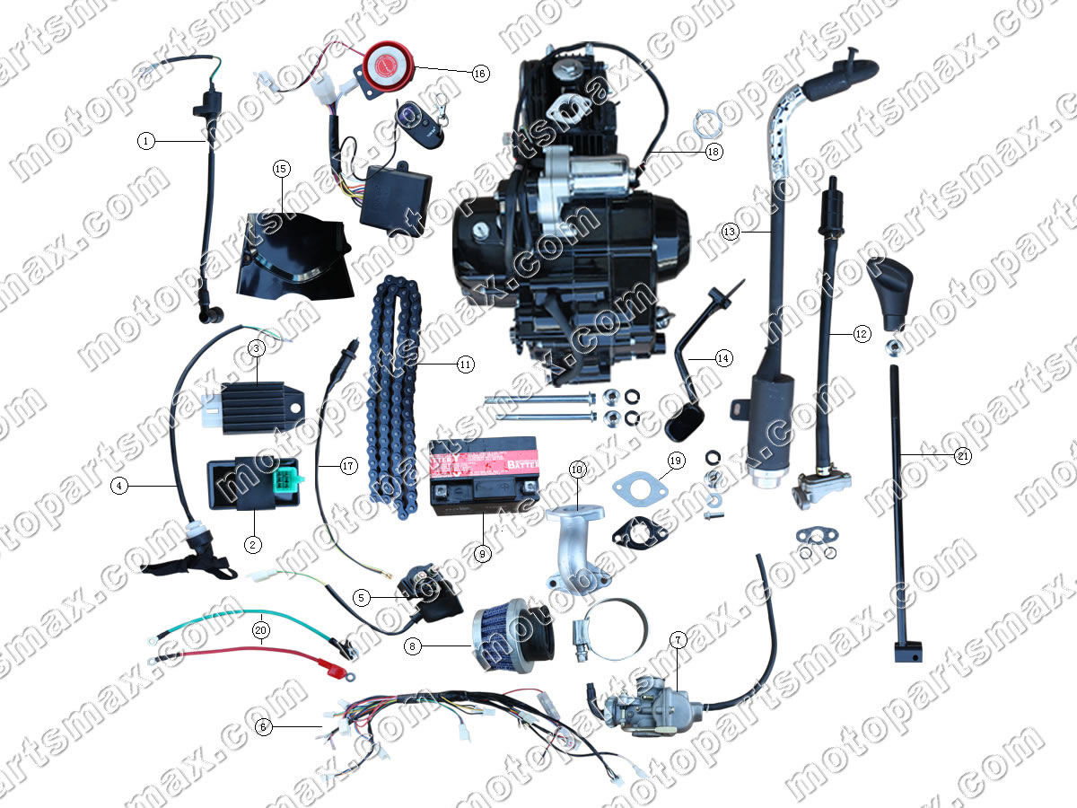 Taotao 125cc Atv Performance Parts