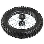 16" Rear Wheel Rim Tire Assembly 15mm Axle for 125cc 150cc 200cc 250cc Dirt Bike