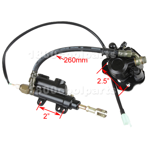 ATV Brake Assembly Master Cylinder Rear Disc 110cc Quad 4 Wheeler