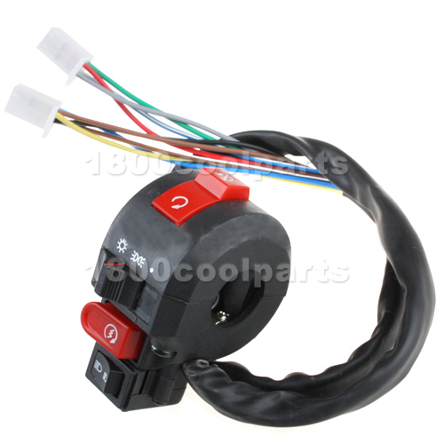 ATV Start Light Kill Left Switch Quad 4 Wheeler 90cc 110cc 125cc 