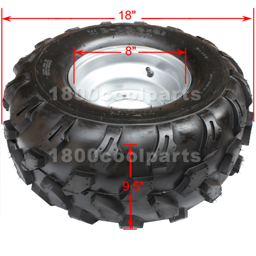 18x9 5 8 Wheel Tire Rim ATV Quad Go Kart 125cc 150cc 200cc taotao JCL