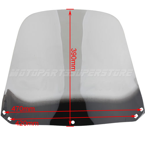 Scooter Moped Motorcycle Windshield Universal 150cc 250cc MC 13 Roketa 