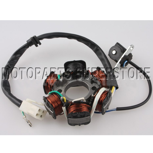 Stator Magneto 6 Coil 50cc 70cc 90cc 110cc 125cc ATV Quad 4 Wheeler Go ...